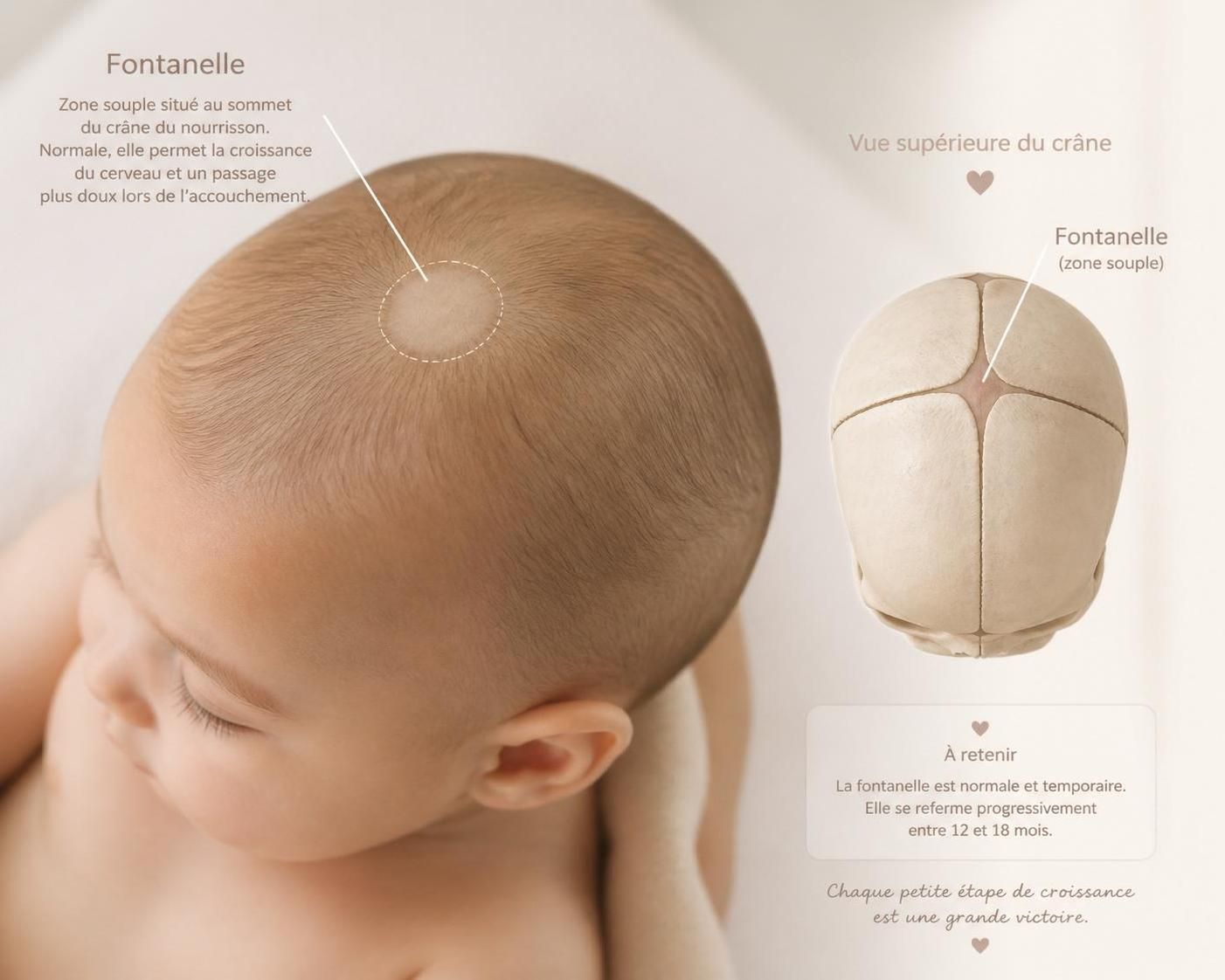 découvrez comment reconnaître les signes d'alerte concernant la fontanelle de votre bébé pour assurer sa santé et son bien-être.