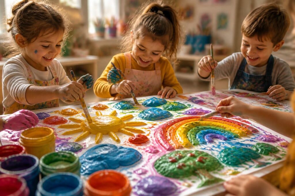 découvrez comment utiliser la peinture gonflante pour créer des effets 3d amusants et éducatifs avec les enfants. guide pas à pas pour des activités créatives et ludiques.