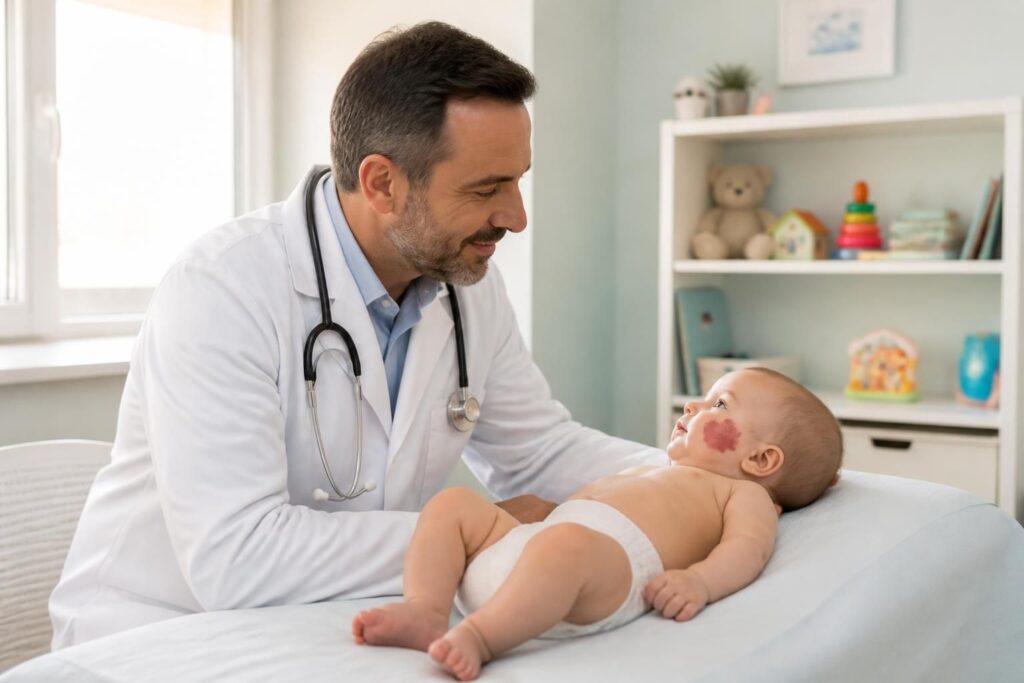 découvrez quand consulter un spécialiste pour un angiome chez votre bébé afin d'apaiser vos inquiétudes et assurer un suivi adapté.