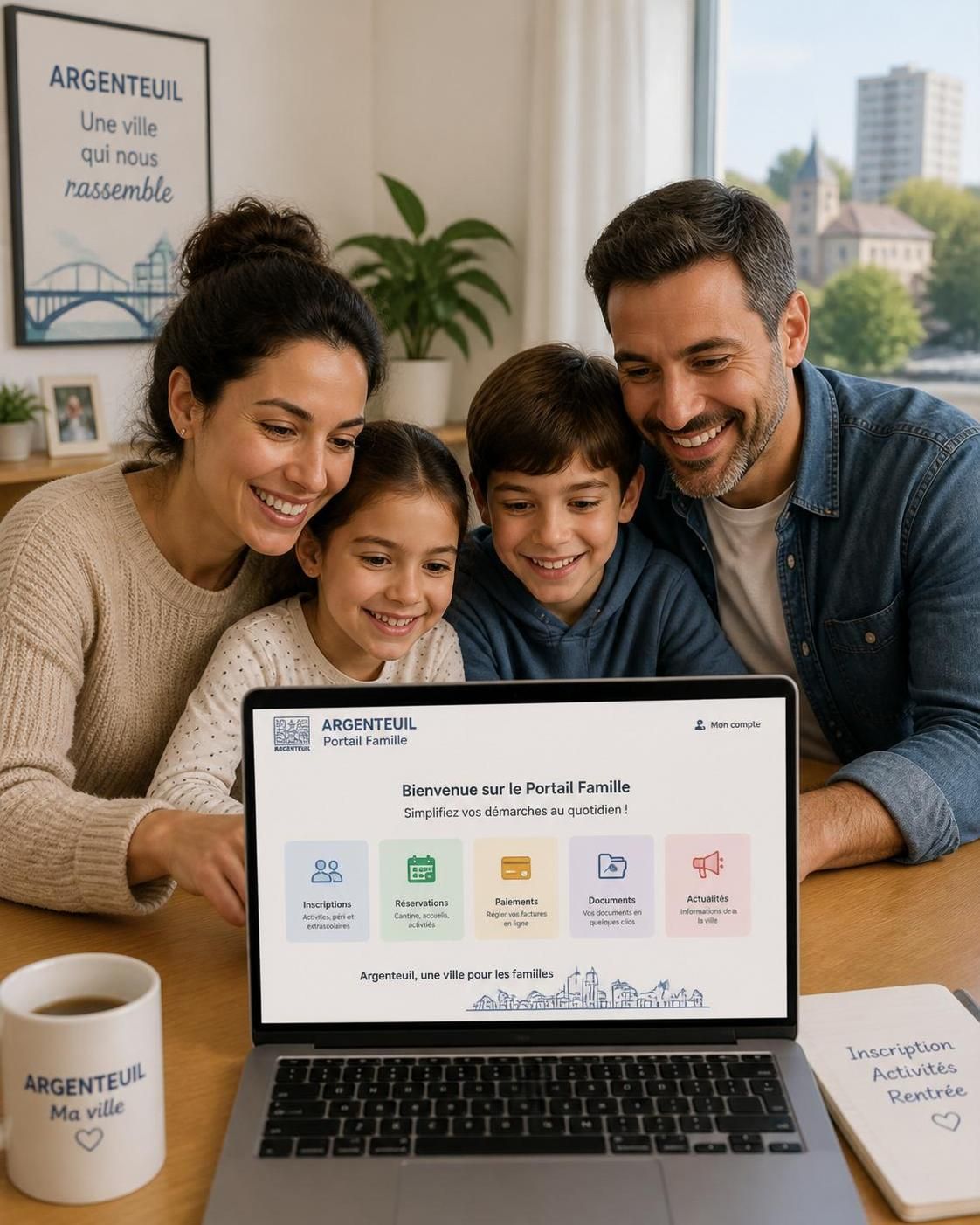 découvrez le portail famille d'argenteuil, votre espace dédié pour simplifier les démarches administratives et faciliter la gestion quotidienne des parents.
