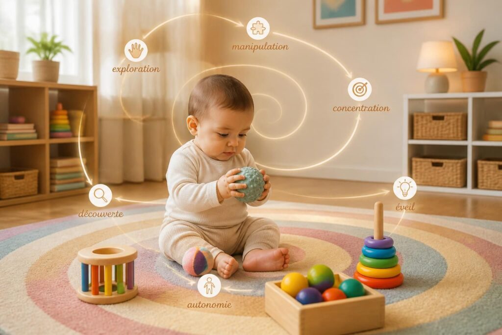 découvrez la spirale d'activité chez le bébé, comprenez ses différentes phases pour mieux accompagner son développement et favoriser son épanouissement.