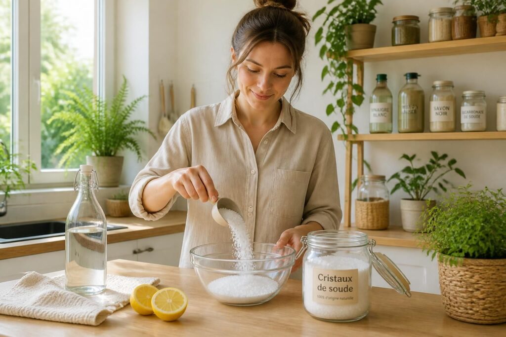 découvrez comment utiliser les cristaux de soude pour un nettoyage écologique et efficace de votre maison grâce à nos astuces simples et naturelles.