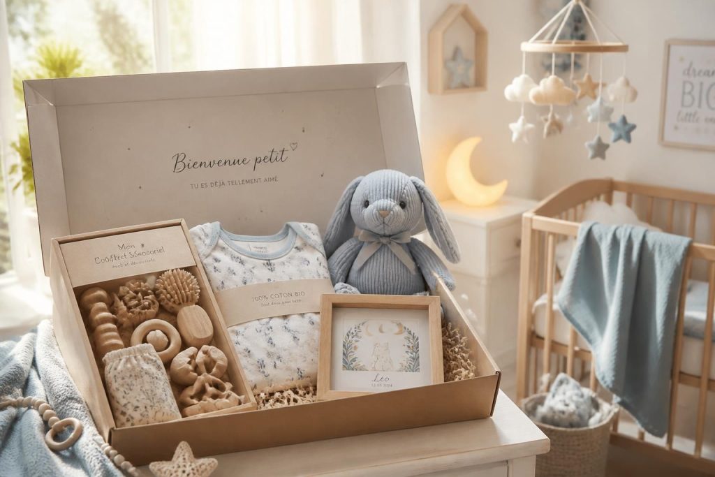 découvrez des idées originales de cadeaux de naissance pour garçon qui sauront émerveiller les jeunes parents et célébrer l'arrivée de leur bébé avec douceur et originalité.