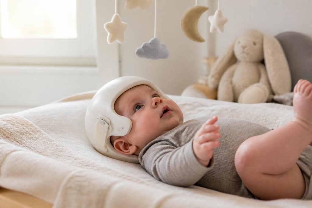 découvrez quand et pourquoi un casque de plagiocéphalie est recommandé pour votre bébé afin de corriger la forme de sa tête et favoriser un développement harmonieux.
