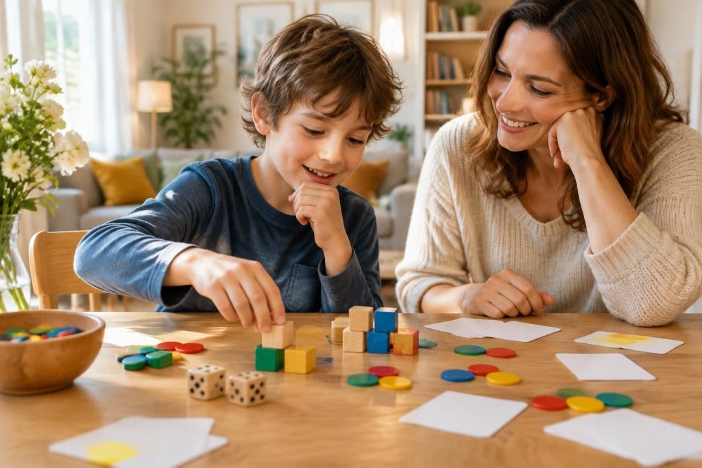 découvrez des jeux simples et ludiques pour aider votre enfant de ce1 à progresser en calcul mental à la maison.