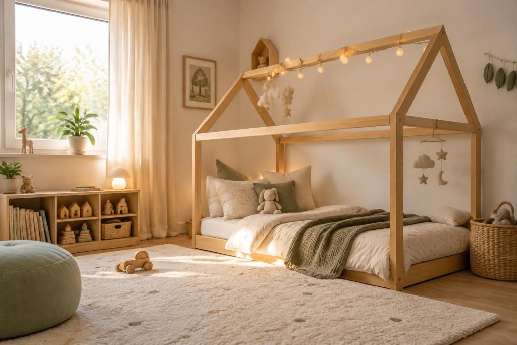 découvrez comment aménager un lit cabane montessori dans la chambre de votre enfant : sécurité, choix du mobilier et astuces pour favoriser son autonomie.