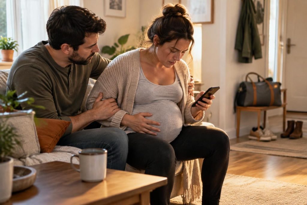 contractions régulières, perte des eaux, douleurs lombaires… découvrez les signes qui annoncent un accouchement proche et quand contacter la maternité.
